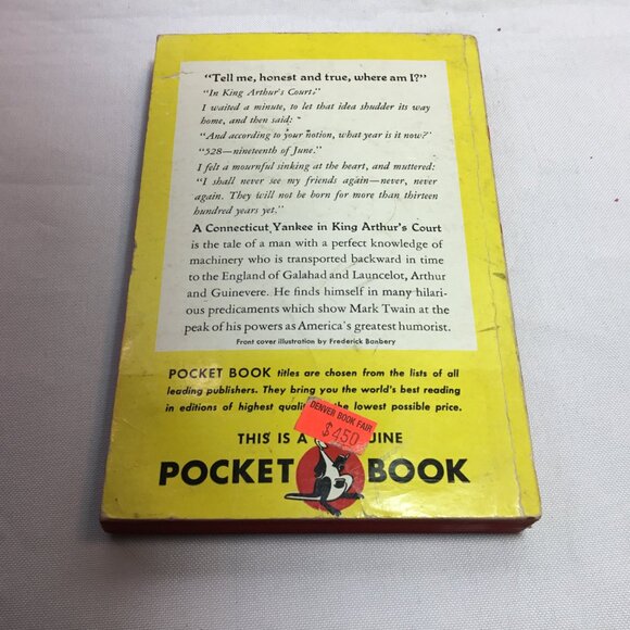 A CONNECTICUT YANKEE IN KING ARTHUR’S COURT Mark Twain 1ST POCKET PRINTING - Picture 2 of 7